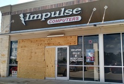 Picture of business broken into